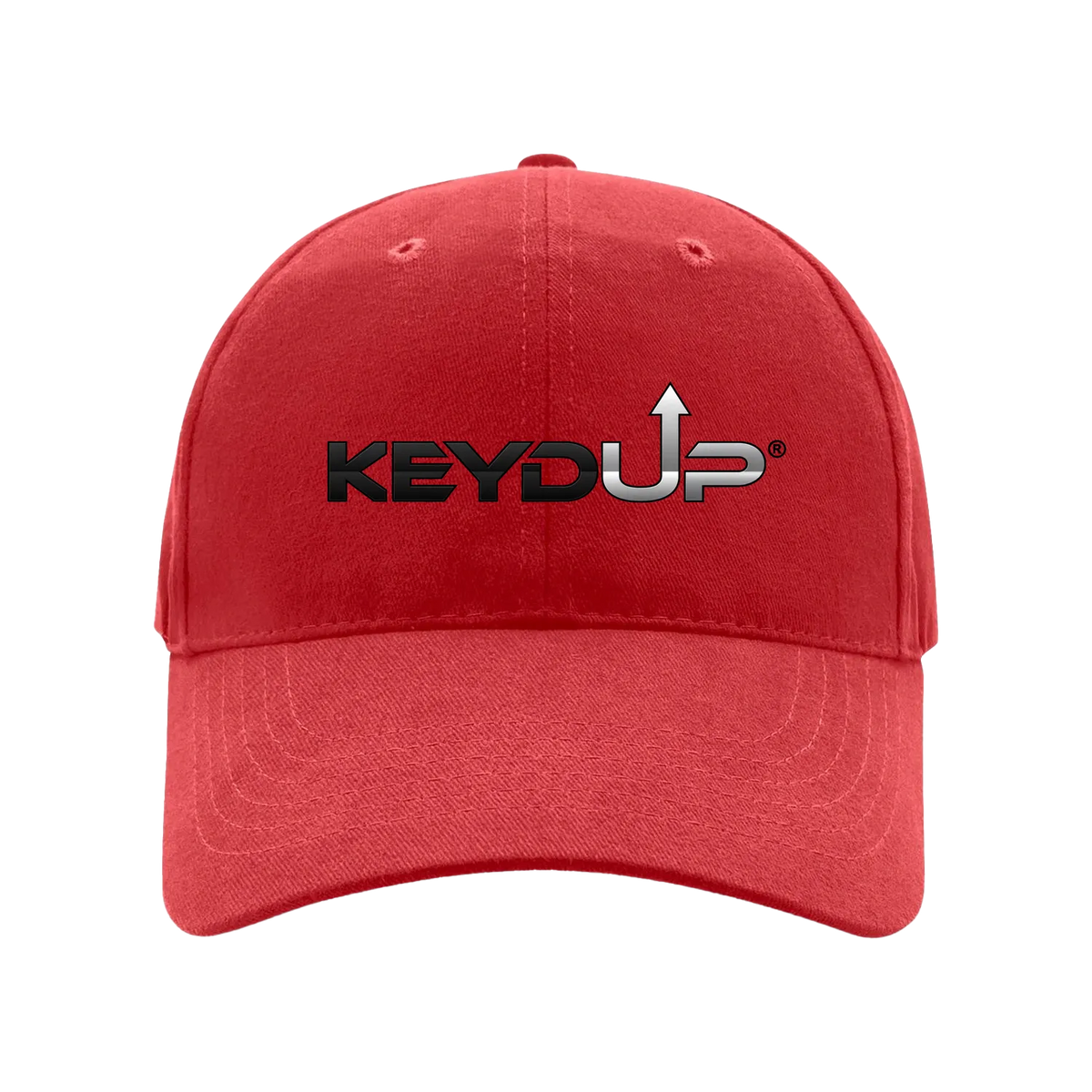 Red front flat lay